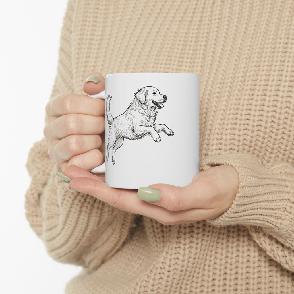 line art mug